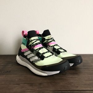 Adidas Men's Terrex Free Hiker Prime Hiking Boots Multi Color size 11